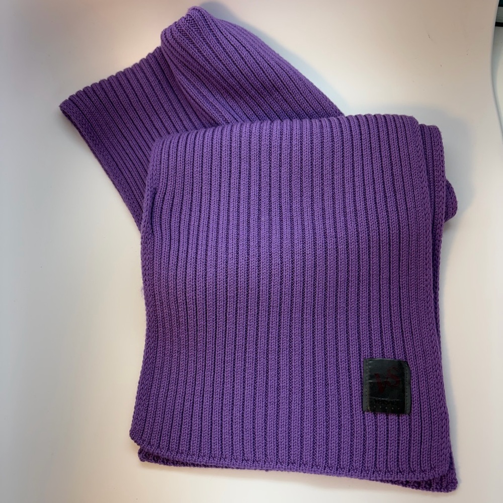 Versace Purple Knit Scaf